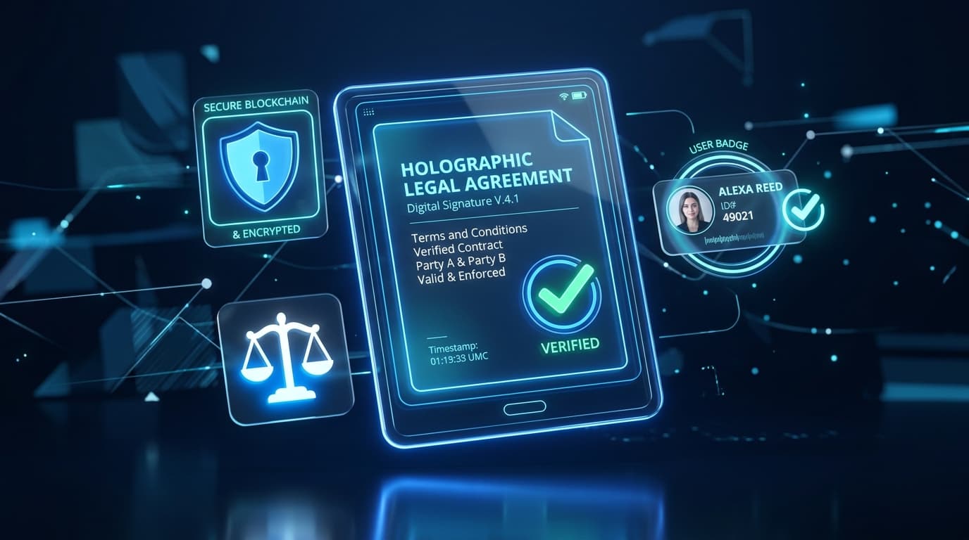 Terms and conditions 3D legal agreement illustration