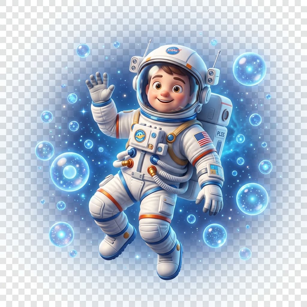 3D VFX Animation Astronaut